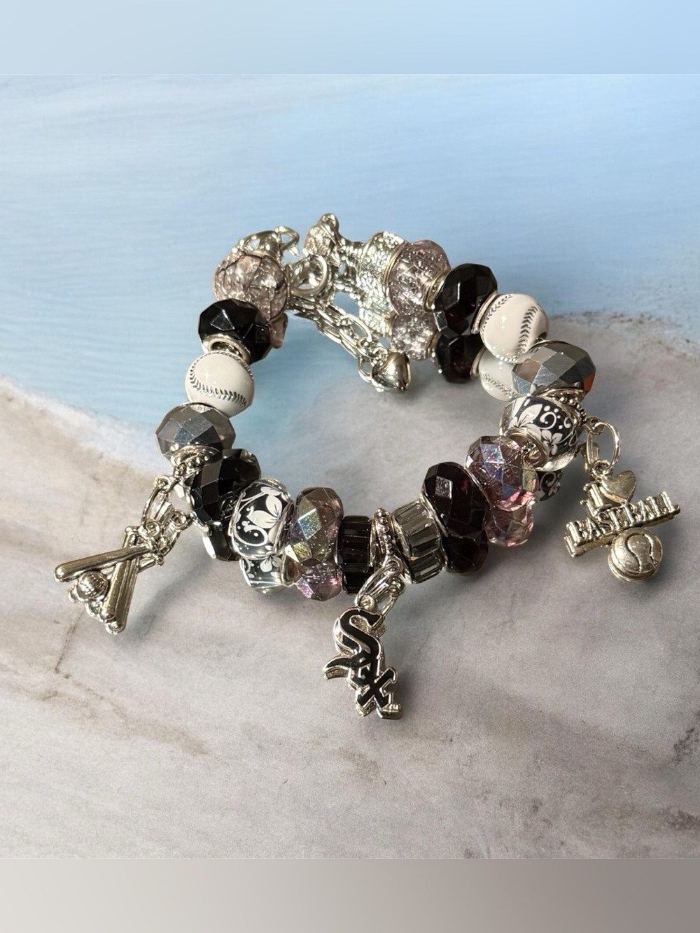 Chicago White Sox charm bracelet.